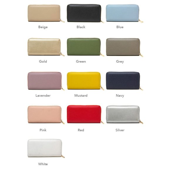 LOF Solid Color Wallet - Picture 2 of 2